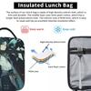 Genshin Impact Xiao 9 Insulated Lunch Bag for Women Kids Portable Food Boxes Thermal Lunch Box Tote