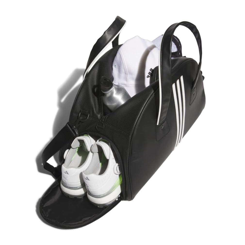 [Adidas Golf] Three Stripes Boston Bag IKK33 Black