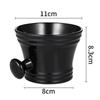 Hrnek na holení Hrnek na holení Mýdlo na holení a hrnek na holení pro muže, 11 cm x 8,3 cm, černý, ABS plast, 1 kus