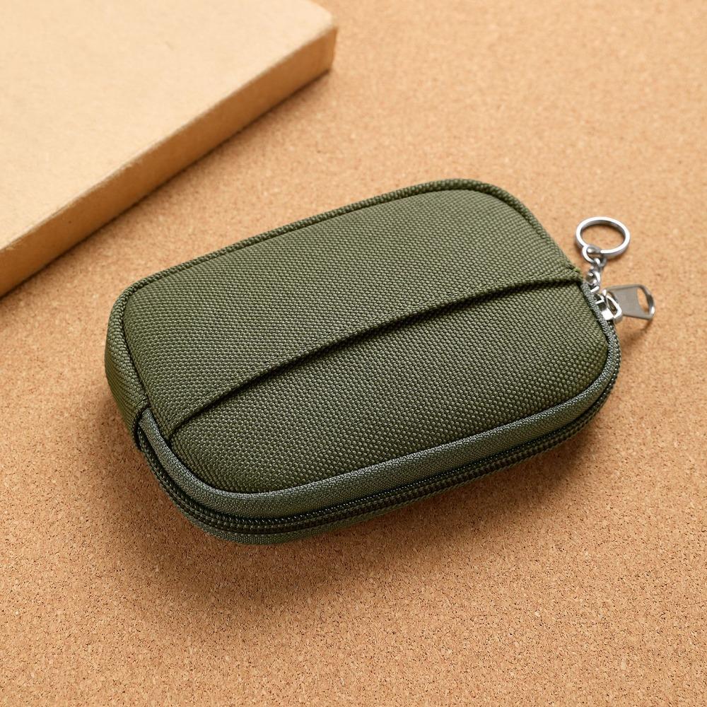 Oxford Cloth Card Pouch Card Holder Men Wallet Multifunctional Mini Earphone Storage Bag  Travel