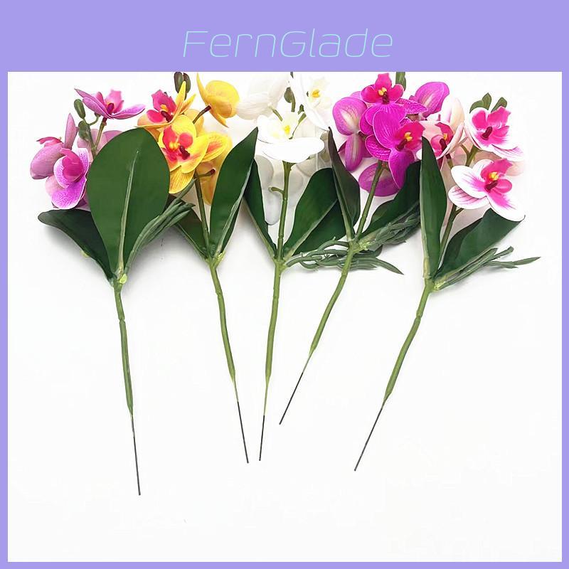 Butterfly Orchid Artificial Flowers Bonsai For Home Decor And Photography Props