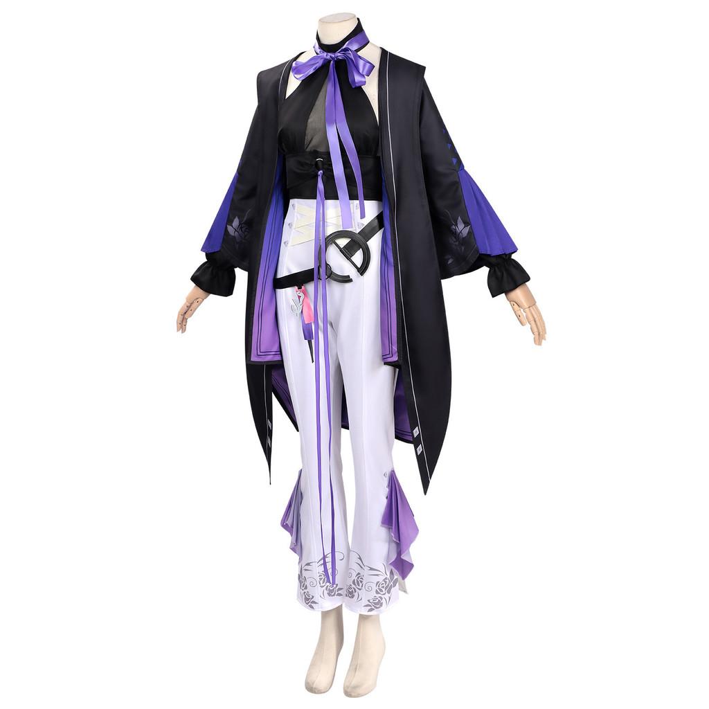 Neverness To Everness Jiuyuan Cosplay Set In Black For Role Playing And Conventions