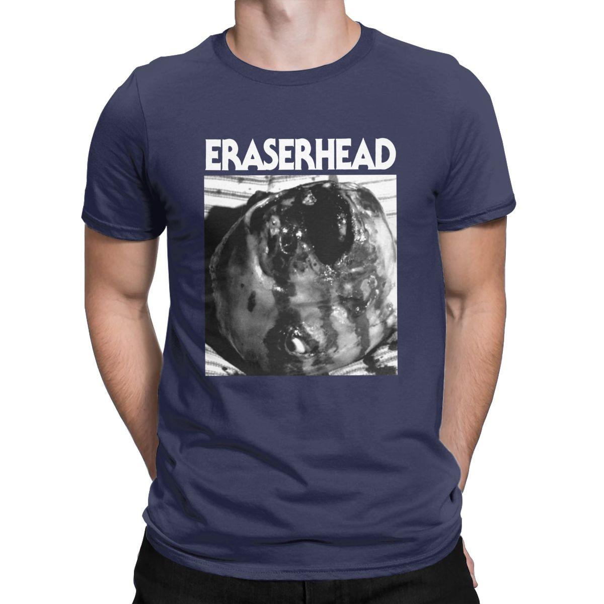 Дэвид Линч Голова-ластик Винтажный Хоррор Дэвид Линч Фильм Ретро Фильмы Досуг 100% Хлопок Футболка для мужчин Круглый вырез Одежда Идея для подарка 4XL