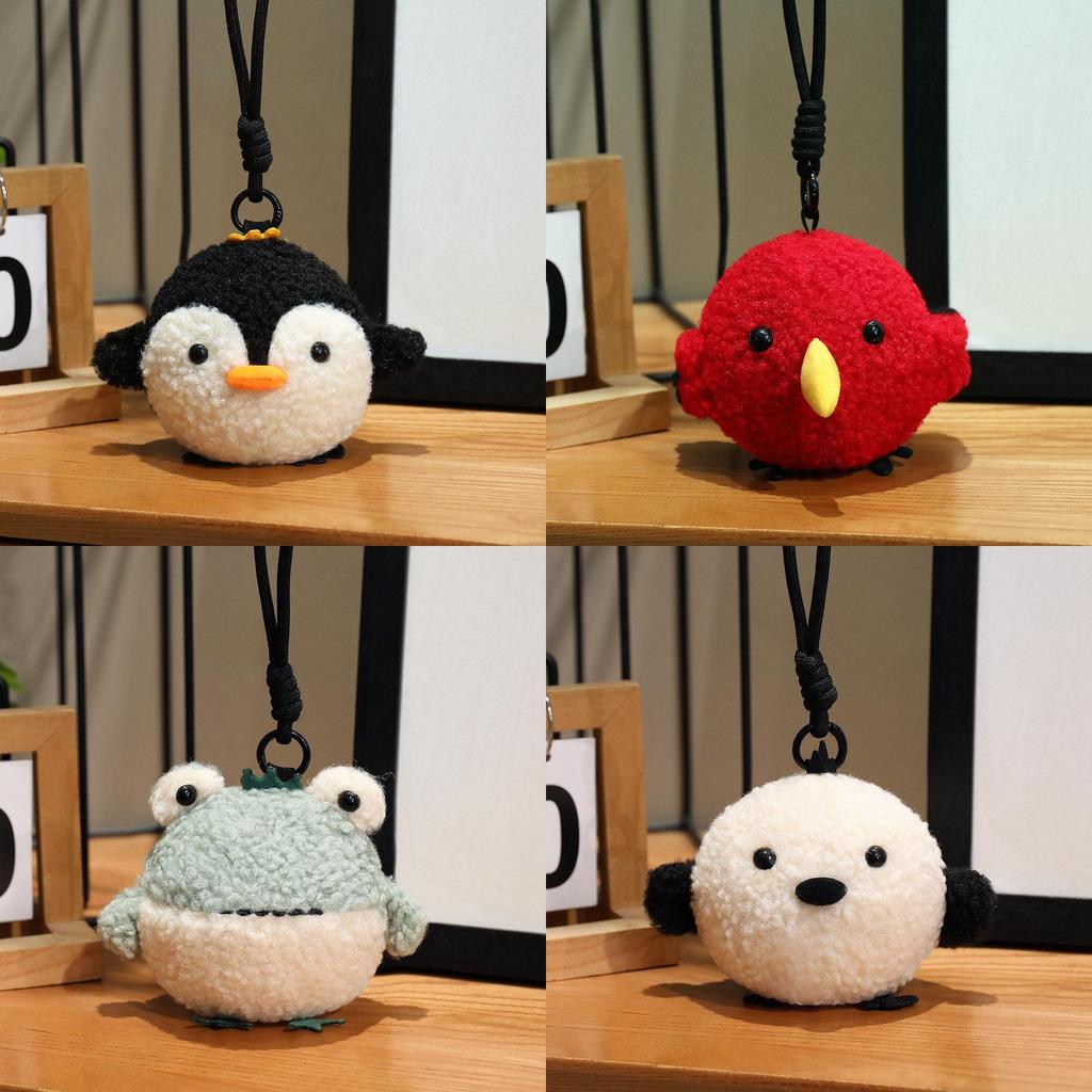 Adorable Blue Frog Plush Animal Toy With Pp Cotton Filling For Bag Charm And Gift