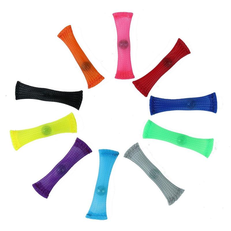 Fidget Toy Woven Net With Steel Ball 