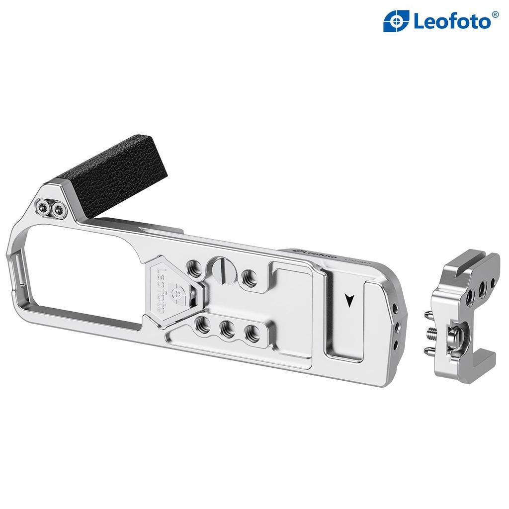 Leofoto Plate for OM System Composition Tripod Mountable LPO-OM-3 L-Shaped OM-3, Aluminum, Arca-Swiss Compatible, Vertical/Horizontal Switchable,