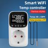 TC02 WIFi Temperature Controller Socket LCD Digital Thermostat Outlet Timer Switch Heating Cooling For Refrigerator Aquaculture