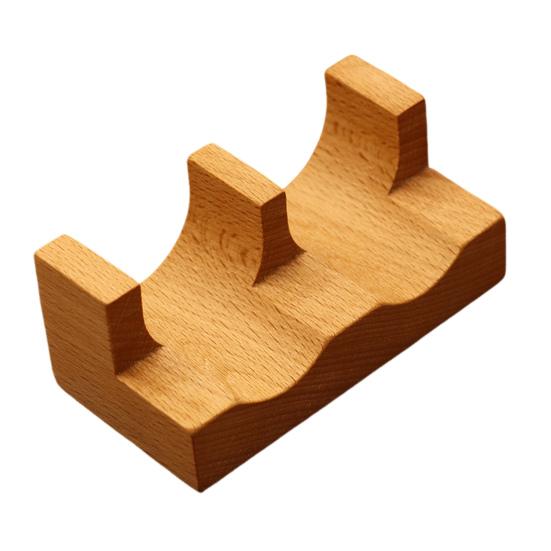 Wooden Sushi Taco Holder U-shaped Sushi Rack Sashimi Plate Sushi Hand Roll Holder Practical