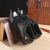 Fashion Mens Dress Shoes for Men Lace-Up Fashion Office High Quality Leather Comfy Business Man Formal Shoe Wedding Party Style Footwear