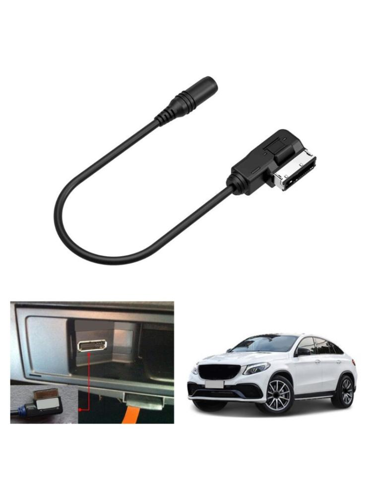 Car Radio AMI To AUX Cable 3.5MM MP3 Adapter For W212 S212 W218 C300 A207 W207 W204 W221 Automotive Stereo Cable