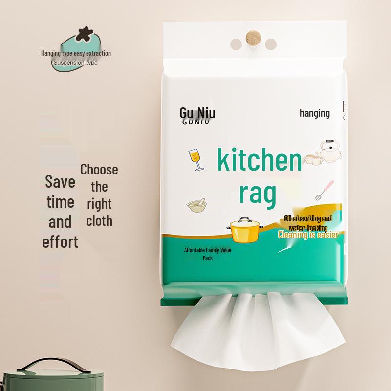 Enhanced Dual-Use Oil-Absorbing Dishcloth and Scouring Pad