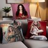 Singer Shakira Pillow Case Office Cushions Suitable For Sofa Car Bedroom Decorative Cushion Cover