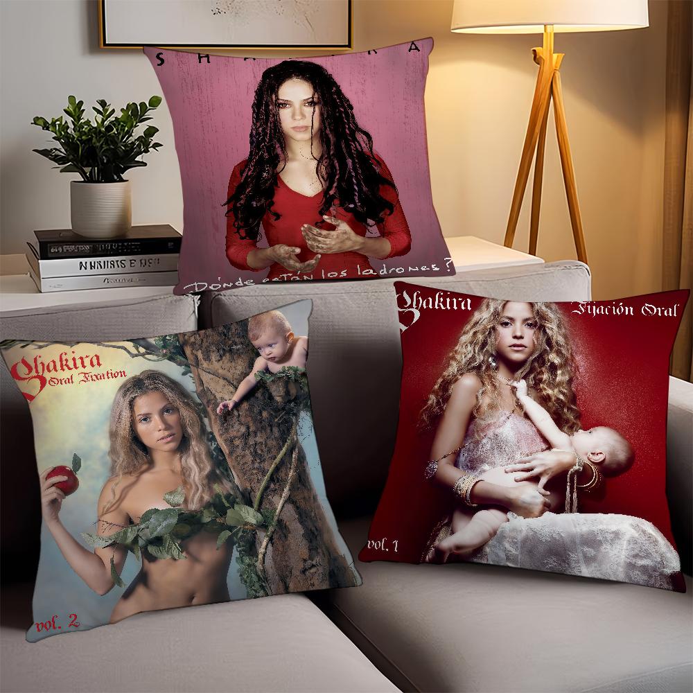 Singer Shakira Pillow Case Office Cushions Suitable For Sofa Car Bedroom Decorative Cushion Cover