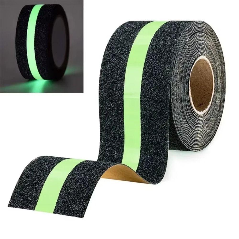Green Stripe Traction Tape Glow In the Dark Non Skid Safety Tape Luminous Tape  Outdoor Use