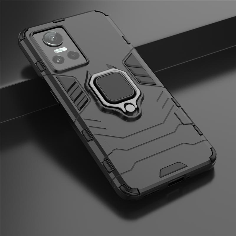 For Realme GT Neo 3 5G Case Armor Finger Ring Bracket Shockproof Bumper Realme GT Neo 3 Cover For Realme GT Neo3 Neo2 Realme GT