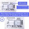 Electrocardiogram Assessment Tool 7 Step Ruler Card For Hospitals Clinics Healthcare Professional And Medicals Students