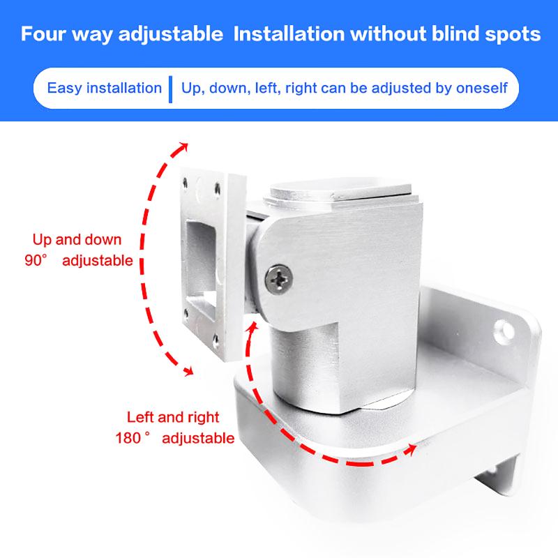 Gesichtserkennung Zugangskontrollsystem Wandmontagehalterung Universelle Mehrrichtungsanpassung Aluminiumlegierung Basis