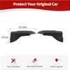 for Mustang Door Armrest Panel Trim Cover Fit for Ford Mustang 2015 up Black Carbon Fiber Interior Accessories 2pcs