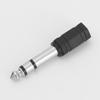 to 6.35mm New Stereo Converter Headphone Plug Microphone Jack Earphone Cable Adapter Male To Female