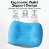 Ultralight Inflatable Pillow Flocking Neck Ergonomic PVC for Office Nap Outdoor Camping Travel Backpacking