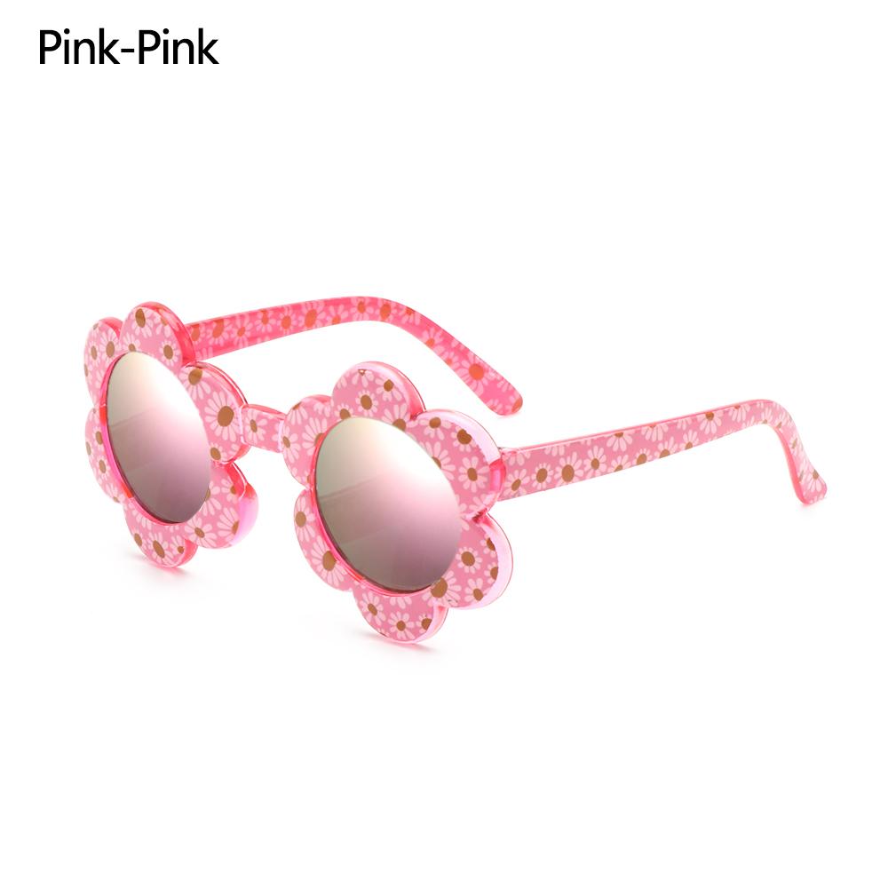 Favors Kids Sunglasses Flower Shaped Sunglasses for Toddler Girls Boys Round Flower Sunglasses