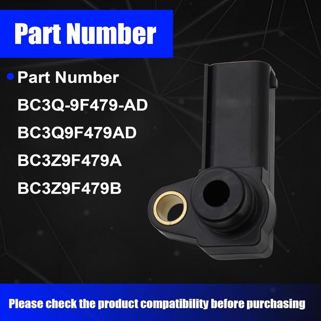 FZJDSD MAP Manifold Absolute Pressure Sensor Compatible with Ford F-250 F-350 Super Duty 6.7L Diesel 2011-2019 Replace BC3Q-9F479-AD