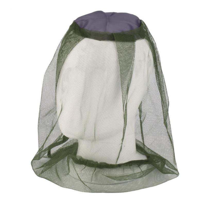 Breathable Mesh Mosquito Head Nets Lightweight Hat Net Cover Outdoor Camping Fishing Anti-mosquito Cover Insect-Proof Hat