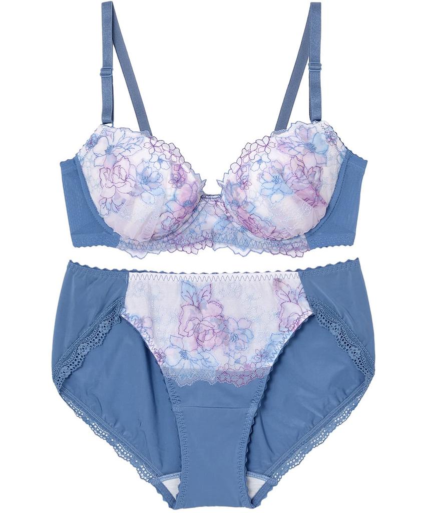 Bra Panty Comfortable Asam CB3712 Wing/Wacoal & Set, Fit, Length, Women's, BU, B65,