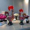 Modern Good Minimalist Rooster Pair Decorations Living Room Home Decoration Study Tabletop Decoration Resin Handicraft Gifts