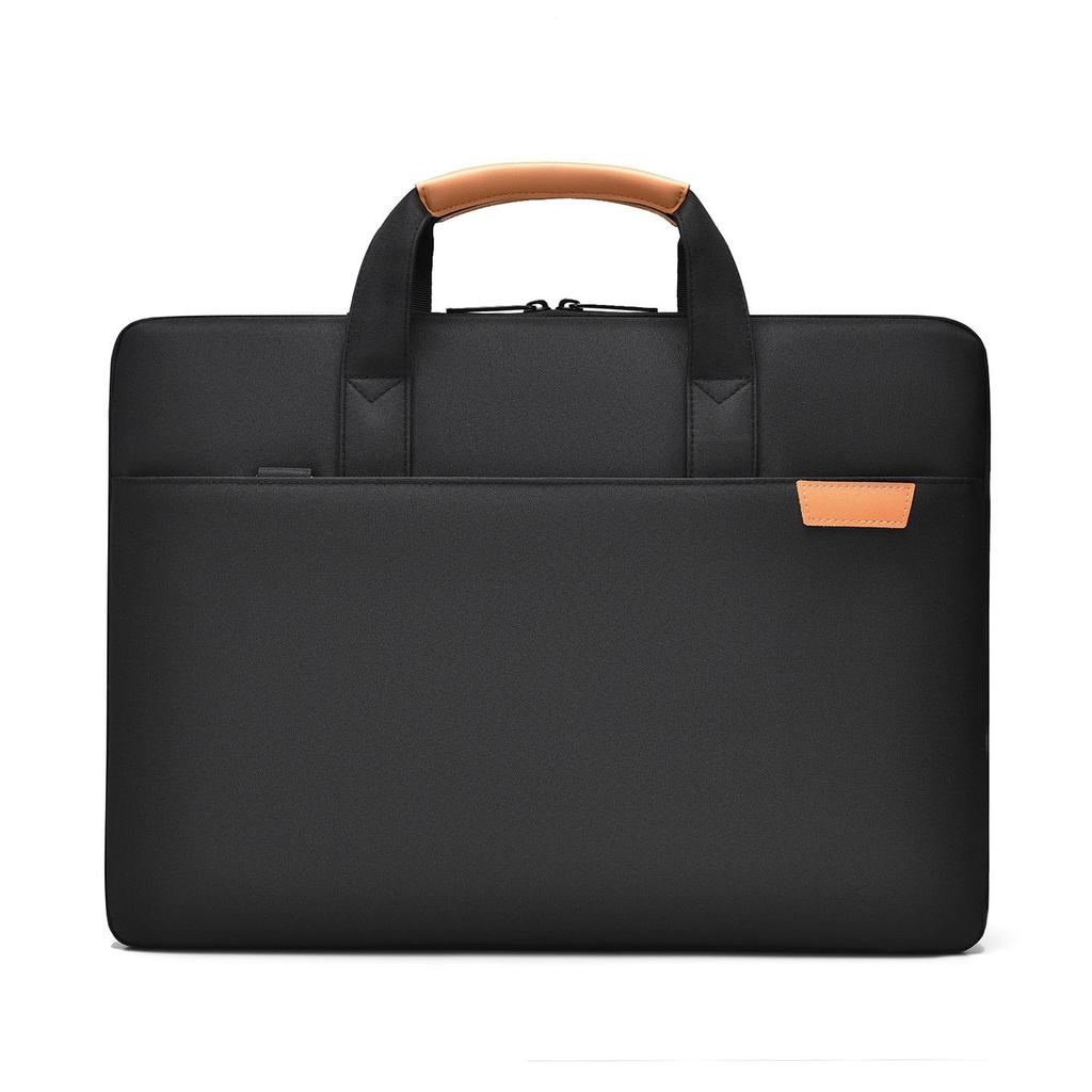 15-Inch Shockproof, Wear-Resistant Laptop Bag with 180° Full Opening and Logo Print