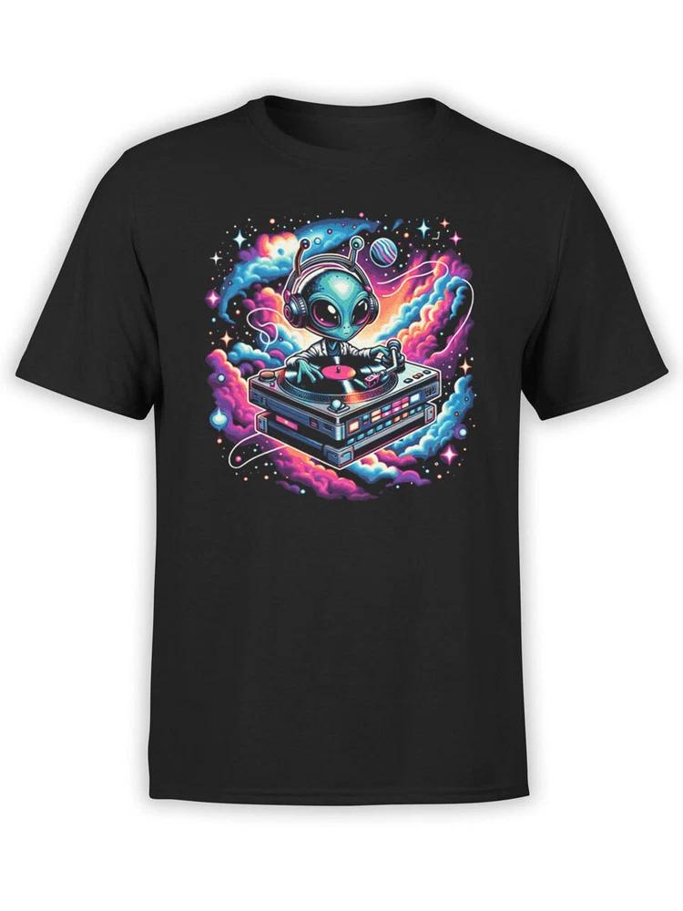 Unisex Tshirts Dj Space Tshirt 100 Cotton S