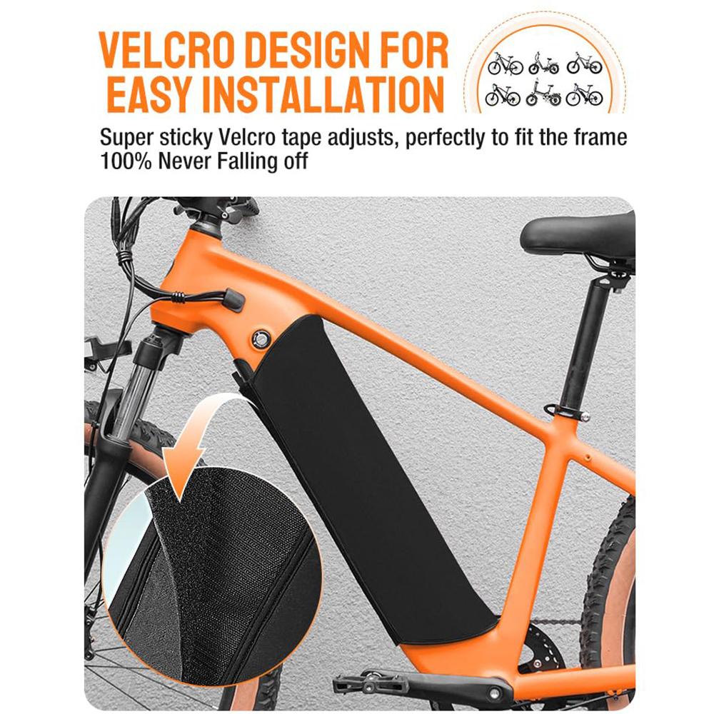 E-Bicycle Lithium Battery Cover Bike Frame Anti Cold Dustproof Waterproof Protection Protective Cover Bicycle Accessories