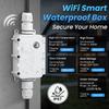 IP67 Waterproof For Smart Outdoor Switch Box 1 to 16 Amp WiFi Remote Control for Heavy Duty Applications Garden Lighting