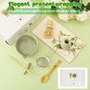 4/8 Pcs Japanese Matcha Bowl Whisk Set Ceramic Matcha Set Easy to Clean Tea Making Kit Tea Accessories for Beginner Matcha Lover