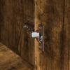 Sideboard Smoked Acacia 43 X 36 X 75.5 Cm Engineered Wood