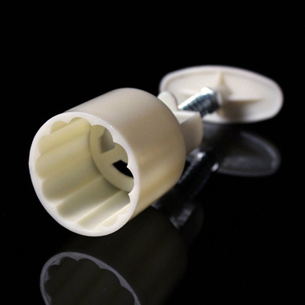 Sagit 6 Stil-Stempel, 50 g, runde Blume, Mond-Kuchenform, Weiß, Set, Mondkuchen-Dekoration