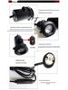 High-Power All-Metal Door Welcome Light for Cars and Motorcycles, 20-40 cm Projection Focal Length