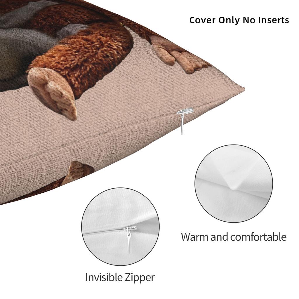 Punch Monkey Pillow Cover Soft Cushion Cover Morden Pillow Case For Wedding Party Home Decor