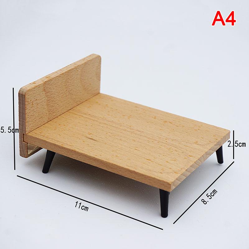 1:12 Dollhouse Miniature Furniture Living Room Tv Stand In Bench Table