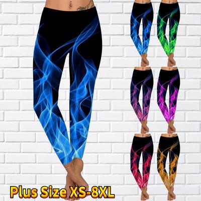 Stampe da donna Leggings elasticizzati per yoga Fitness Corsa Palestra Sport Pantaloni attivi per donna