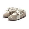 Puma Speedcat Bloom Comfortable Versatile Lifestyle Shoes Women sneaker Light-Brown 410083-01