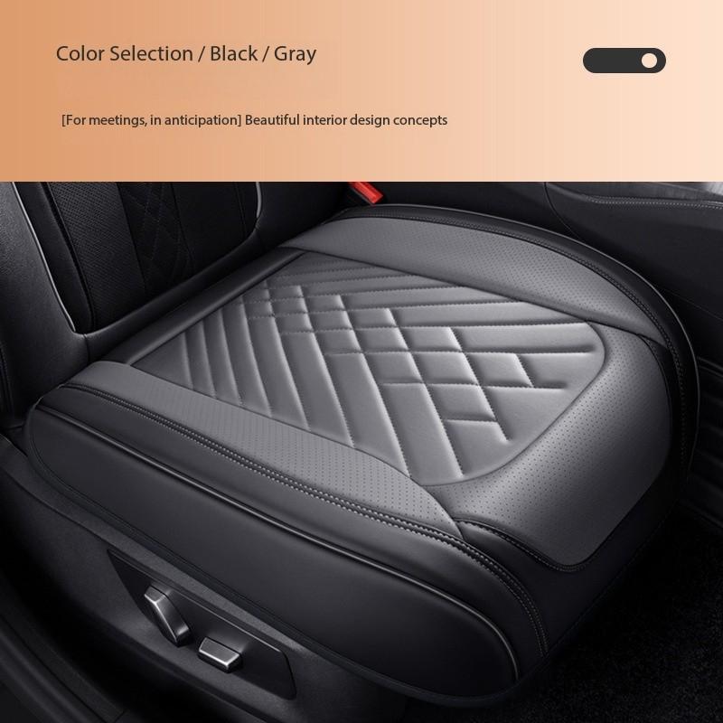 Leather Car Seat Cover Universal Front Seat Protector Seat Cushion For Ford Fusion, Ssangyong Actyon Sport, Jaguar 7, Jaguar XE