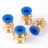 straight-through brass connector, 8mm to 10mm