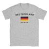 Germany Deutschland 5 Star Bold National Pride TShirt for Men Pure Cotton Tee Shirt Round Neck Short Sleeve T Shirt Gift Tops