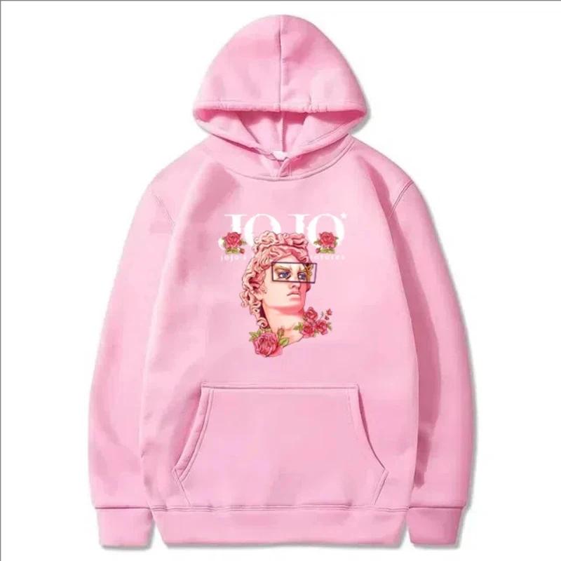 Pattern Hoodie Women Autumn And Winter Solid Casual Loose Fleece Sweatshirt Harajuku Cotton Pullover Sweater
