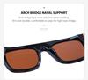 Men’s High-End Square Frame Sunglasses: Premium Outdoor Sun Protection Brand.