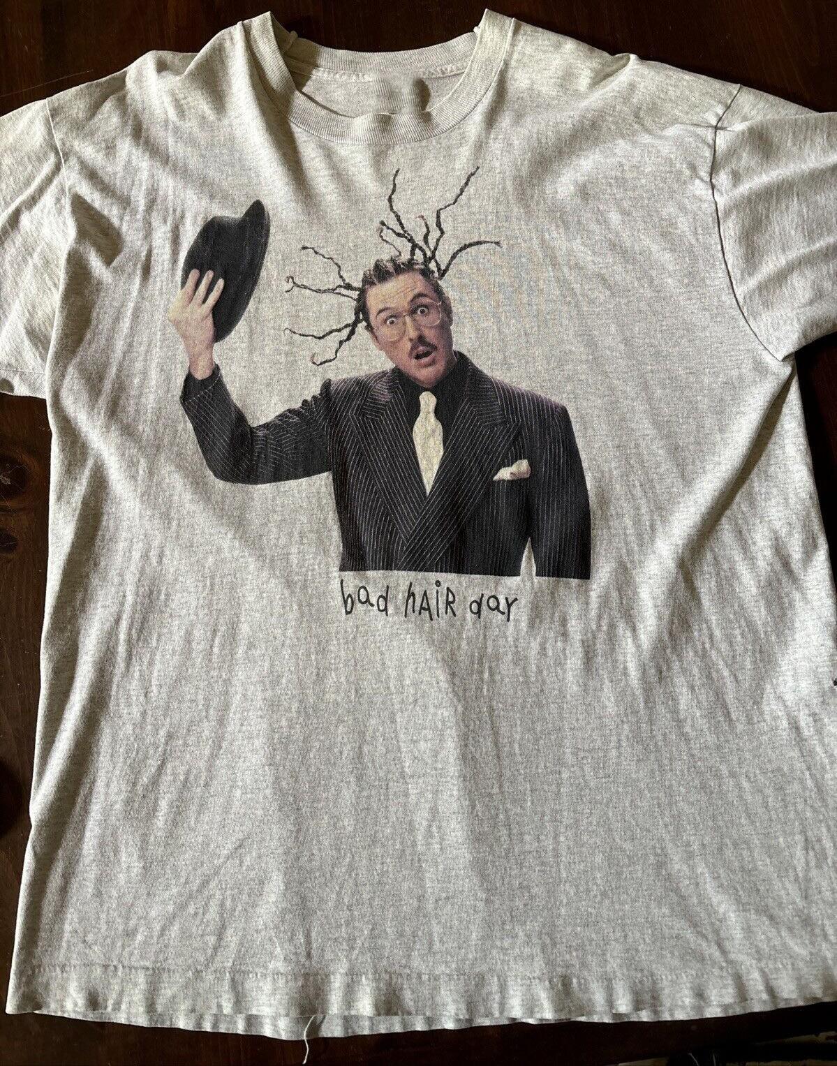 Weird Al Yankovic Bad Hair Day T Shirt Sport Gray Unisex S-5XL 1R0074 XXL