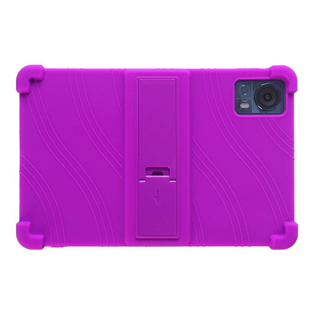 

Силіконова накладка 4 Thicken Cornors із підставкою для Doogee T20 Mini Pro Kid Case 8,4 для планшетного ПК М’який протиударний протектор Funda Doogee T20 Mini фіолетовий