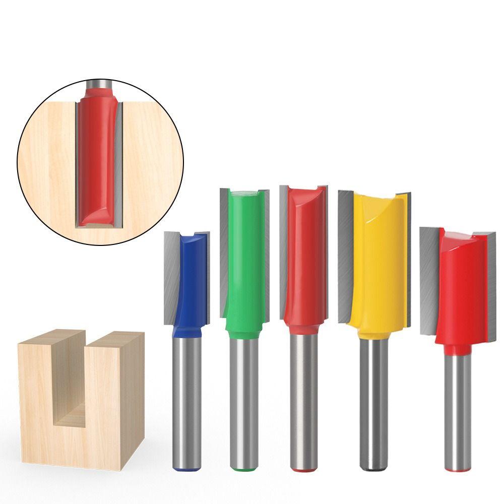 

Фреза с хвостовиком 6,35 мм, двусторонняя долбежная фреза, резак для резьбы, деревообрабатывающий инструмент