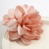 Unqiue Flower Brooch Lapel Pin Stylish Oversized Fabric Flower Pin for Business Professionals and Wedding Celebrants